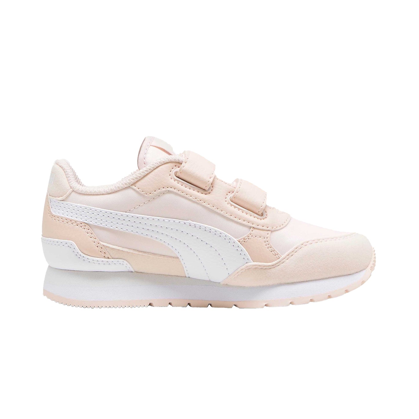 Pink-White - Back - Puma Childrens-Kids ST Runner V4 Nylon Trainers