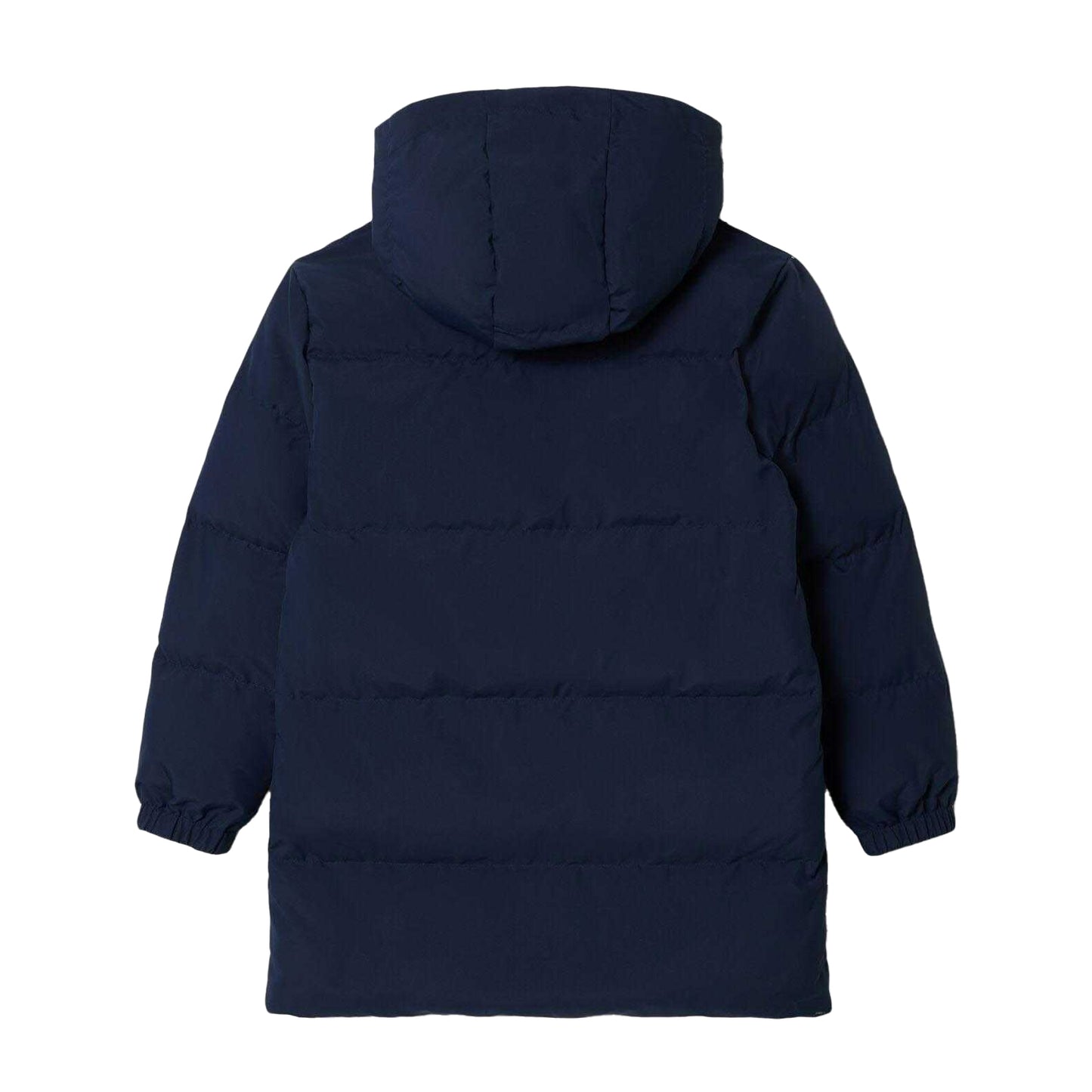 Navy - Back - Lacoste Childrens-Kids Hooded Puffer Jacket