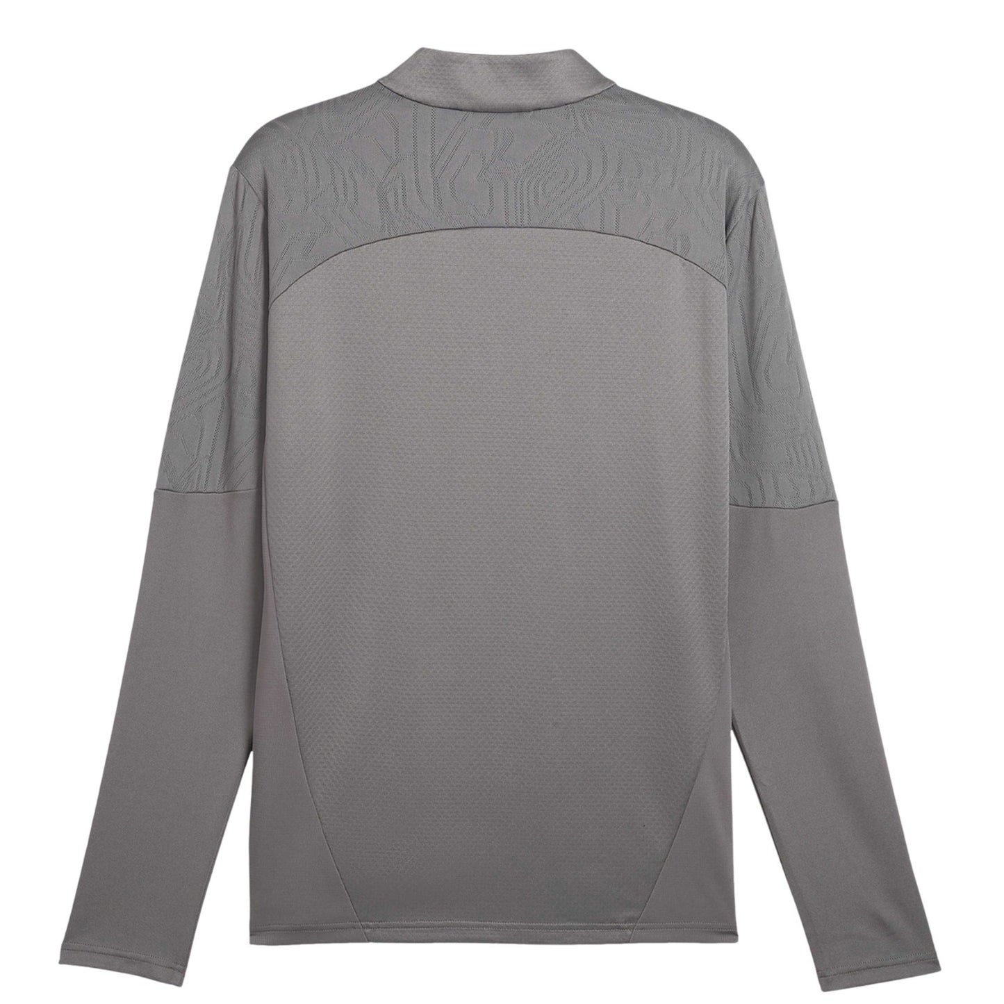 Grey - Back - Puma Mens RC Lens Quarter Zip Training Top