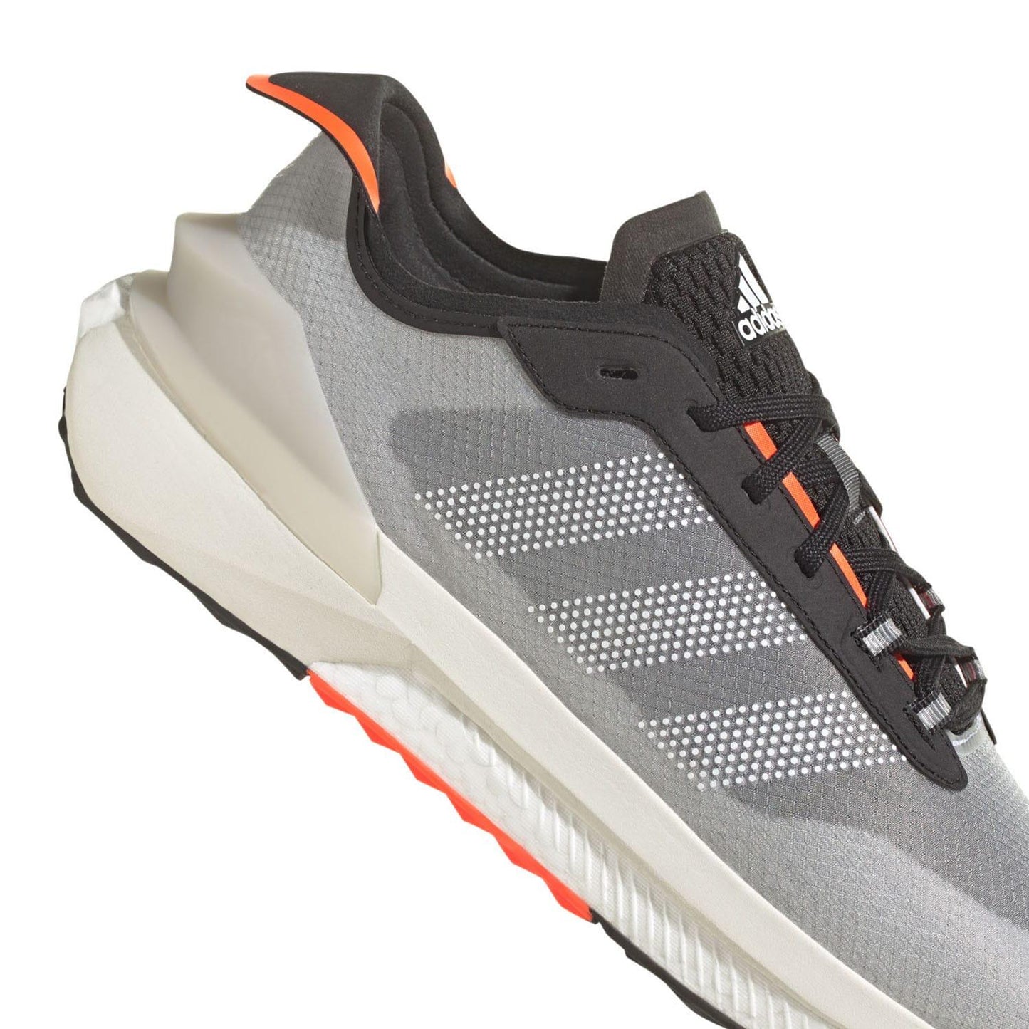 Grey - Close up - Adidas Mens Avryn Running Shoes