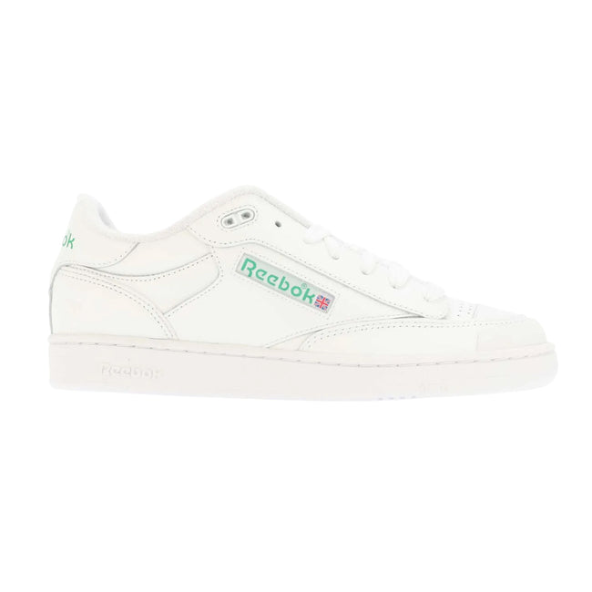 White-Green - Side - Reebok Unisex Adult Beams X Club C Bulc Leather Trainers