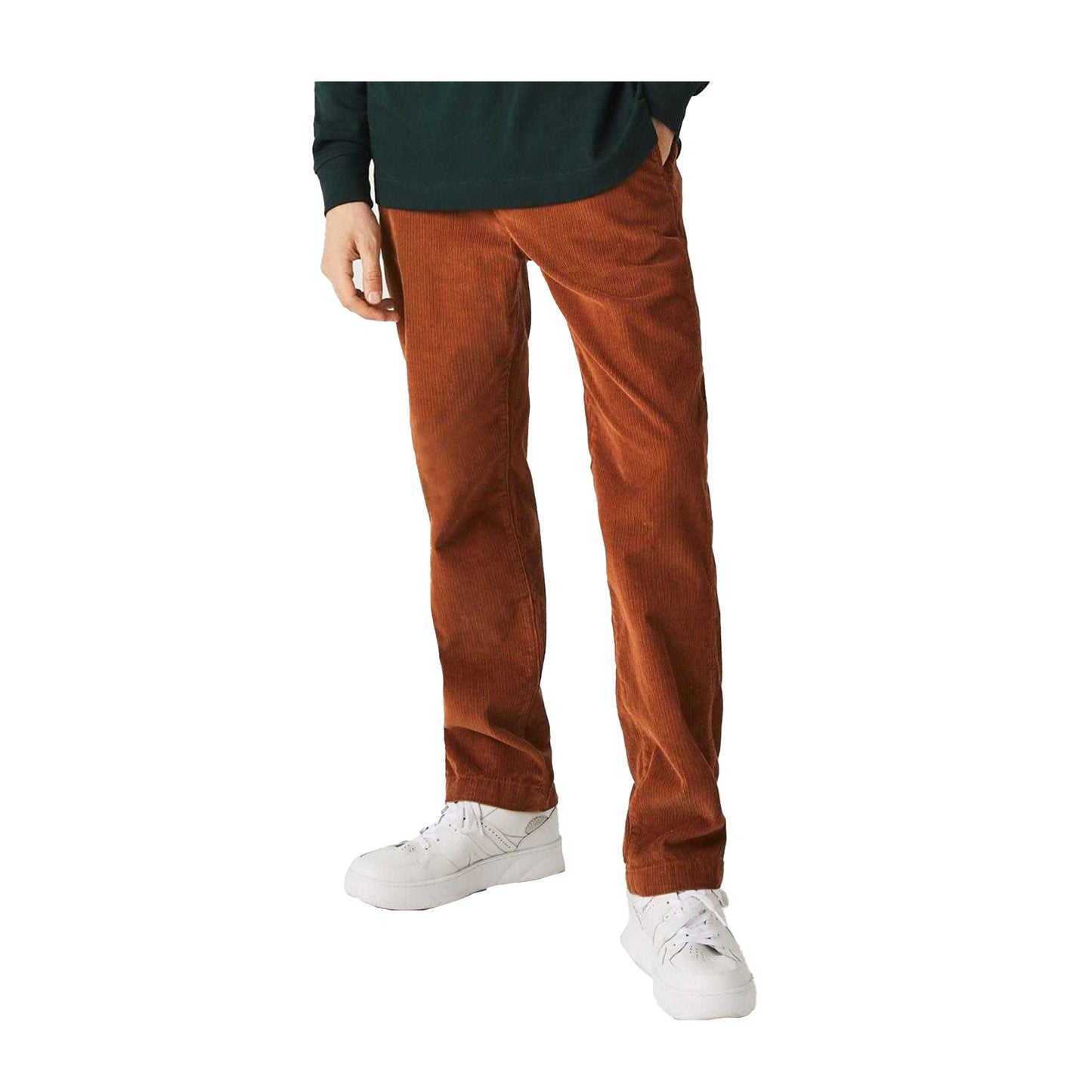 Brown - Lifestyle - Lacoste Mens Straight Chinos