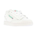 White-Green - Front - Reebok Unisex Adult Beams X Club C Bulc Leather Trainers