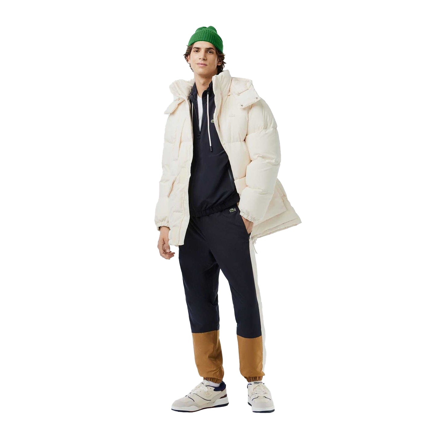 Blue - Lifestyle - Lacoste Mens Colour Block Tracksuit Bottoms