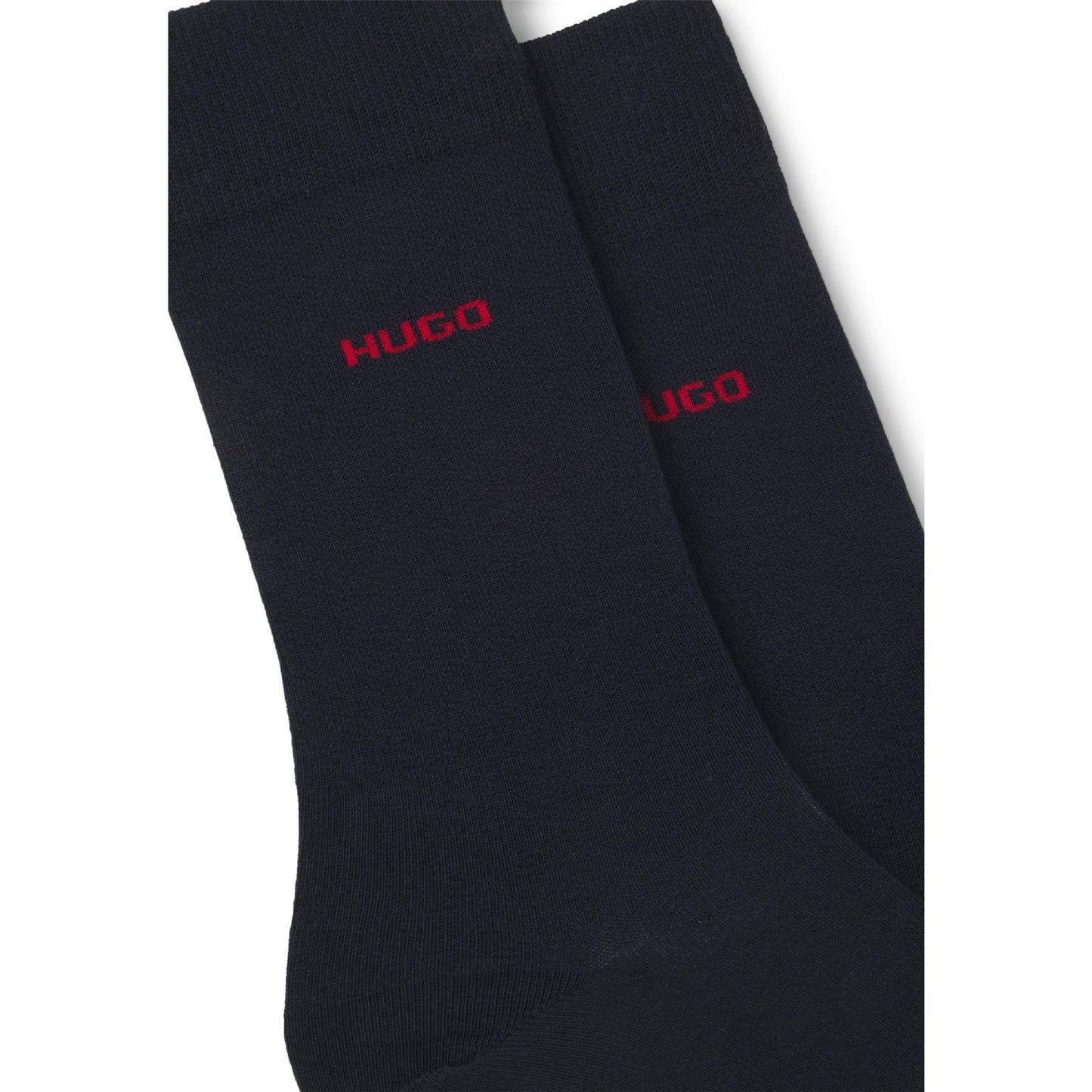 Dark Blue - Lifestyle - Hugo Mens Logo Socks (Pack of 2)