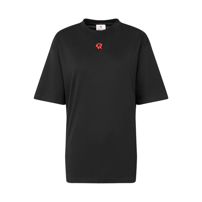 Black - Front - Red Run Womens-Ladies Inky Oversized T-Shirt
