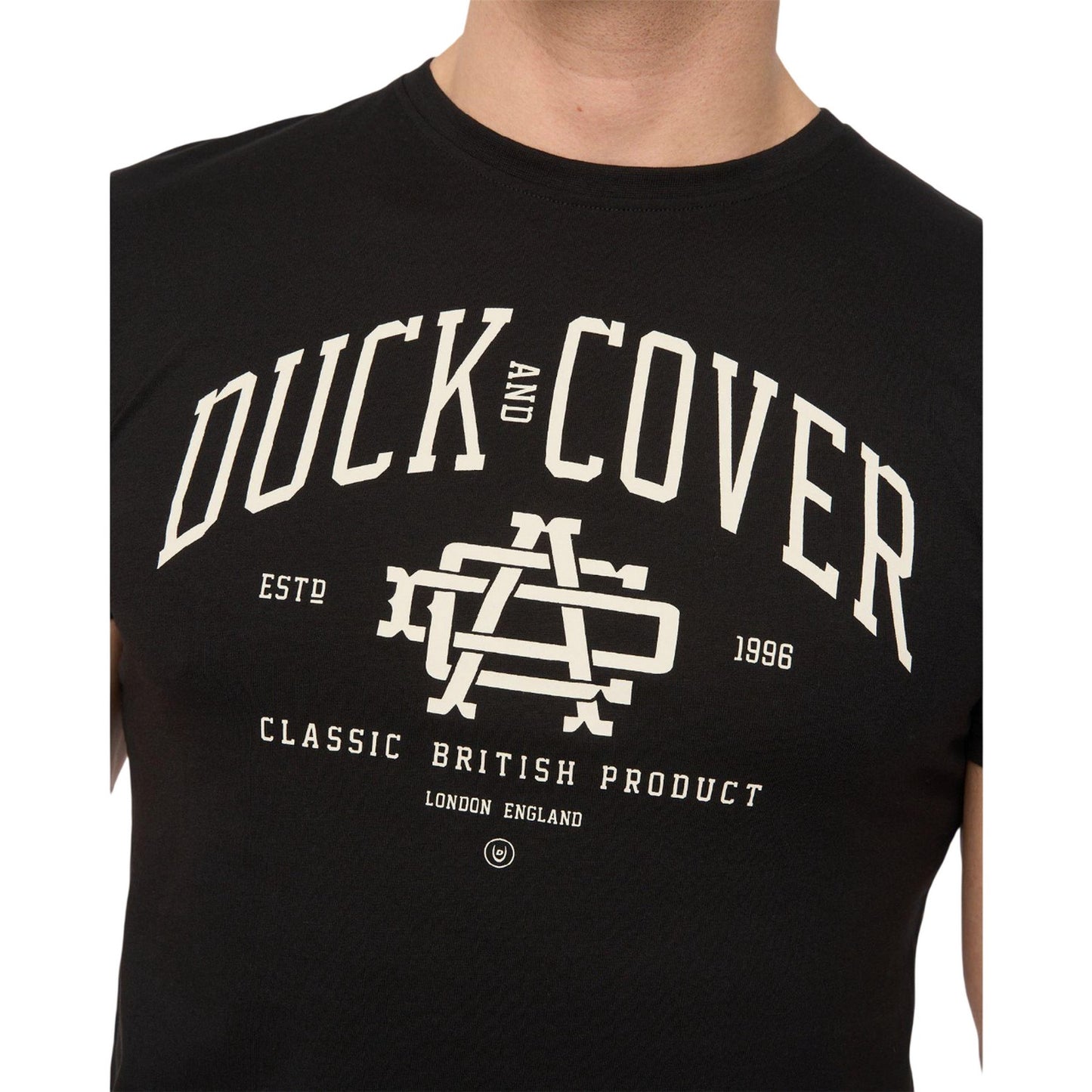 Multicoloured - Pack Shot - Duck and Cover Mens Haltecks T-Shirt (Pack of 5)