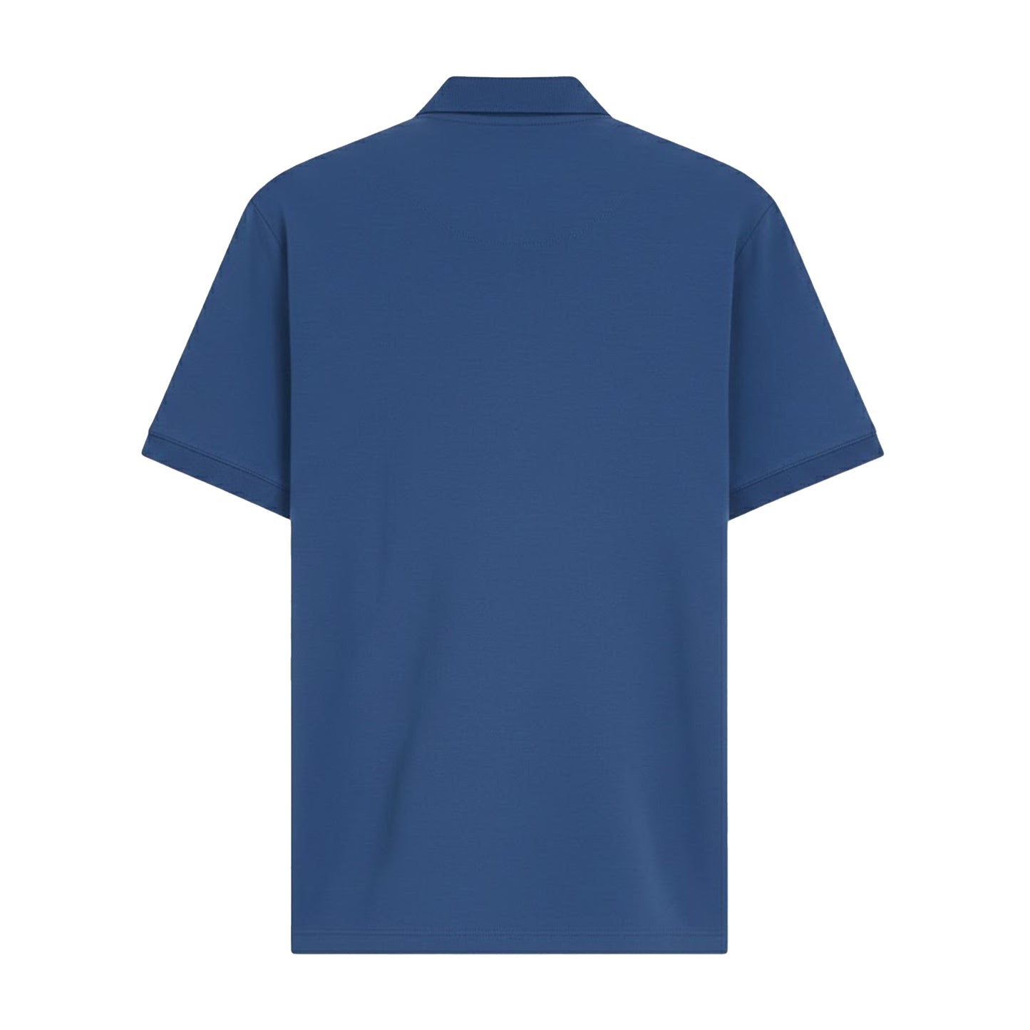 Blue - Back - Hugo Mens Dalomino Contrast Logo Polo Shirt