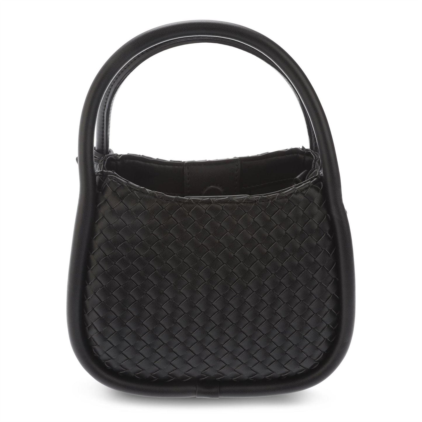 Black-Silver - Back - DKNY Womens-Ladies Capri Hobo Crossbody Bag