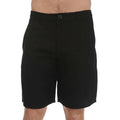 Black - Front - Armani Exchange Mens Linen Rayon Twill Shorts