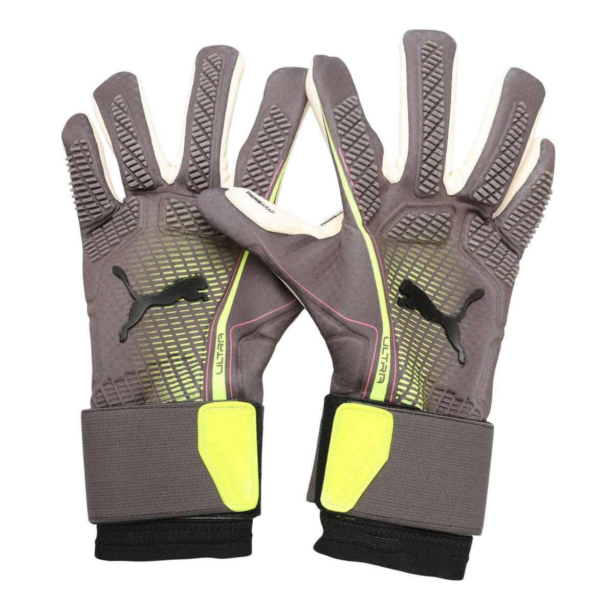 Silver - Pack Shot - Puma Unisex Adult Ultra Hybrid Goalkeeper Gloves