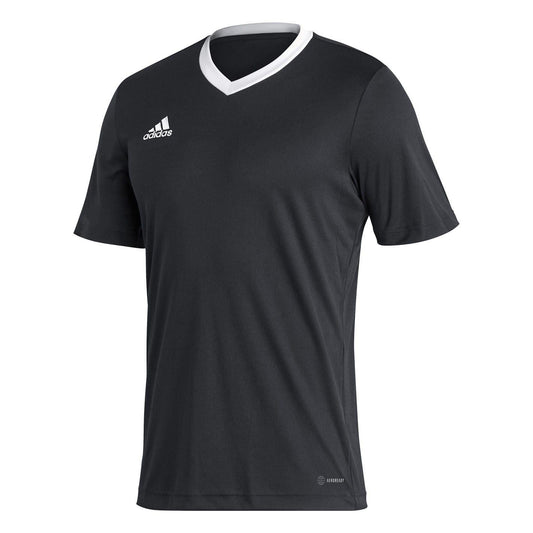 Black - Front - Adidas Mens Entrada 22 Jersey
