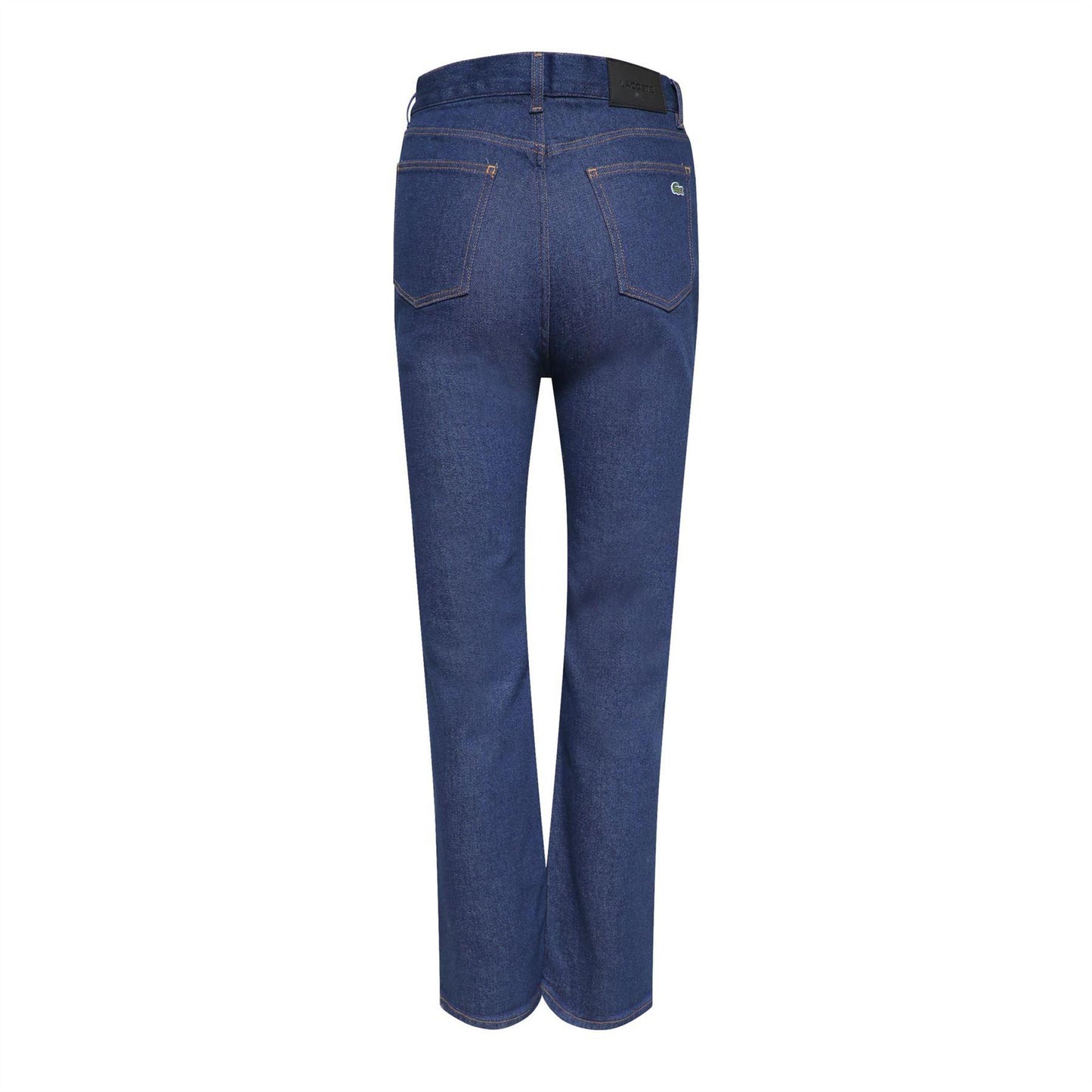 Blue - Back - Lacoste Womens-Ladies High Waist Flared Jeans