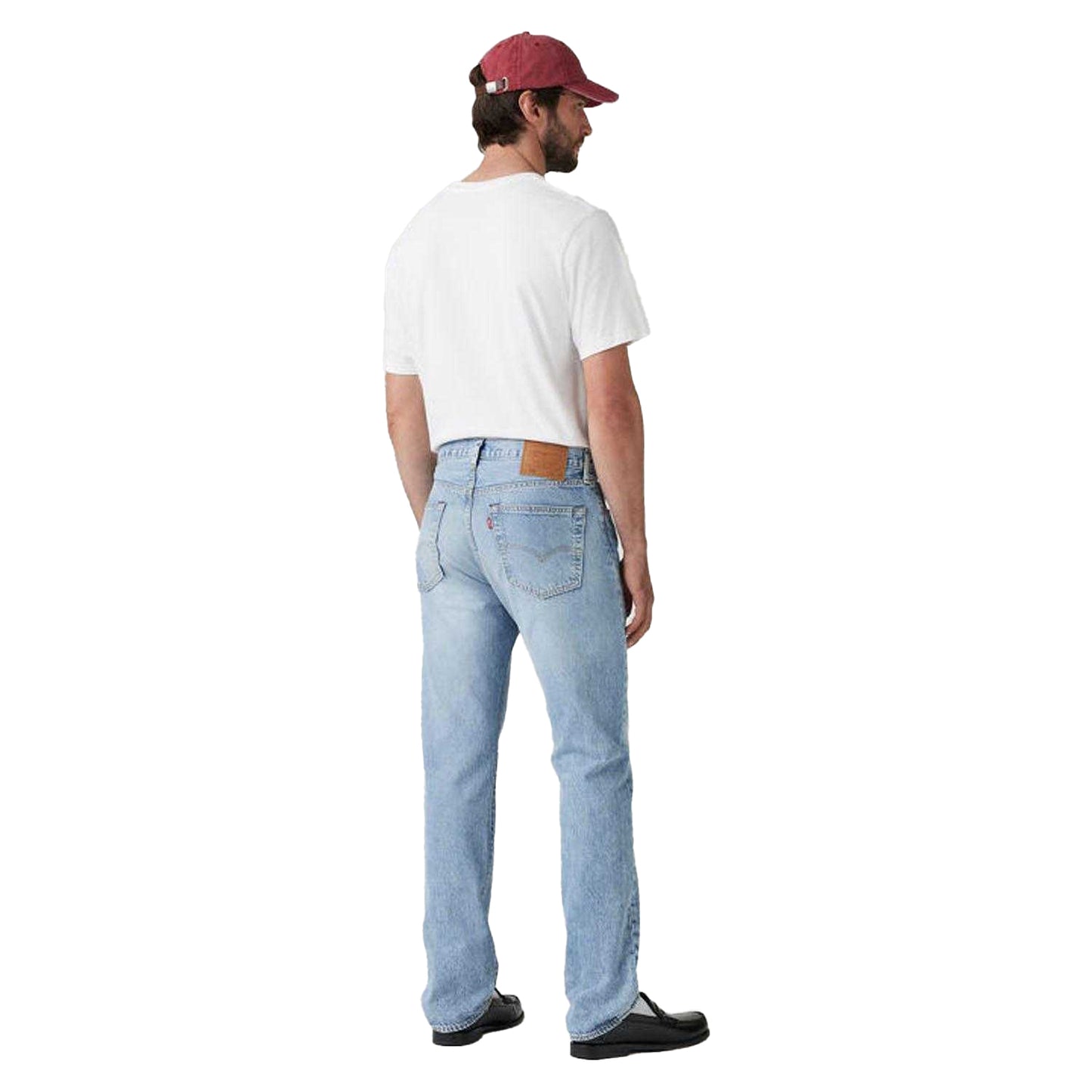 Blue - Pack Shot - Levis Mens 501 Original Low On Sleep Jeans