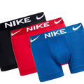 Blue-Red-Black - Back - Nike Mens Essential Micro Dri-FIT Boxer Shorts (Pack of 3)