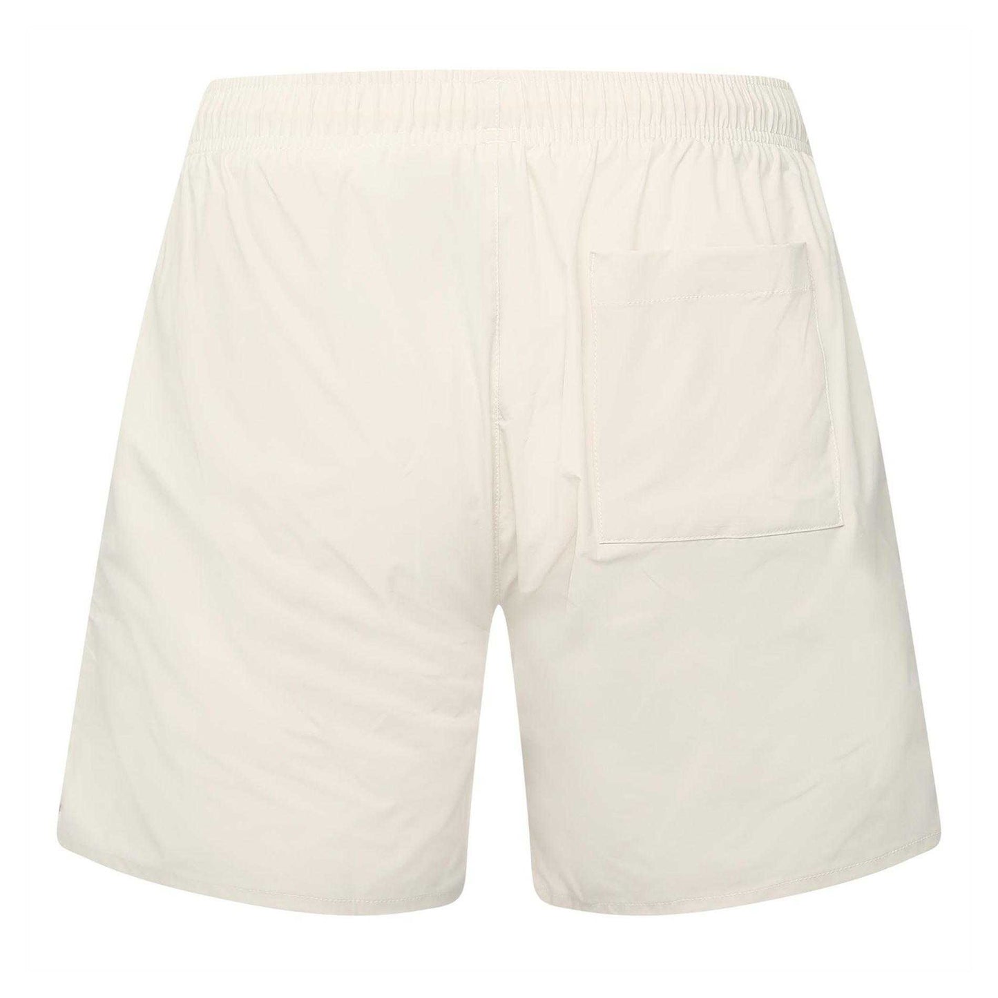 White - Back - Boss Mens Iconic Logo Swim Shorts