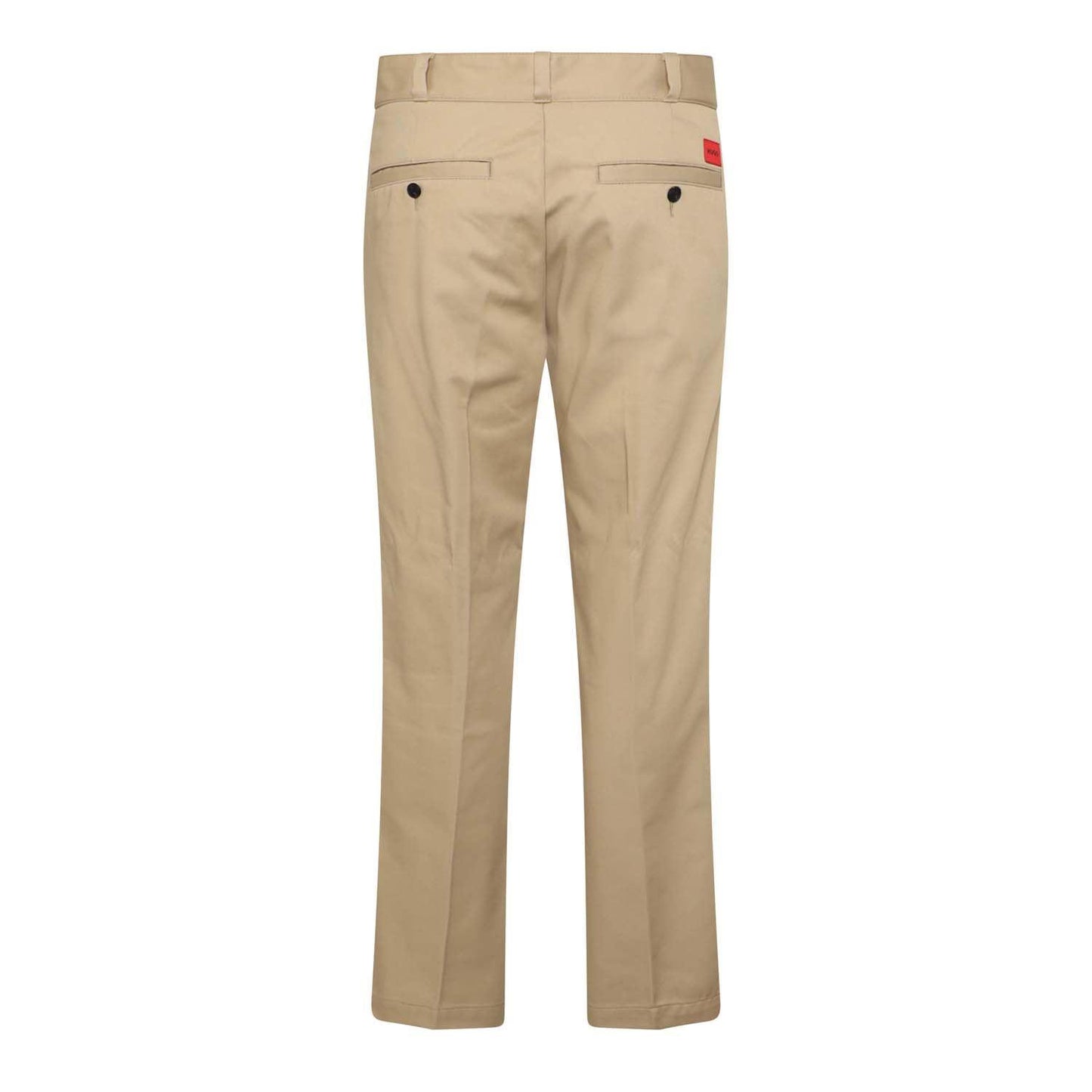 Beige - Back - Hugo Mens Dexter234 Trousers