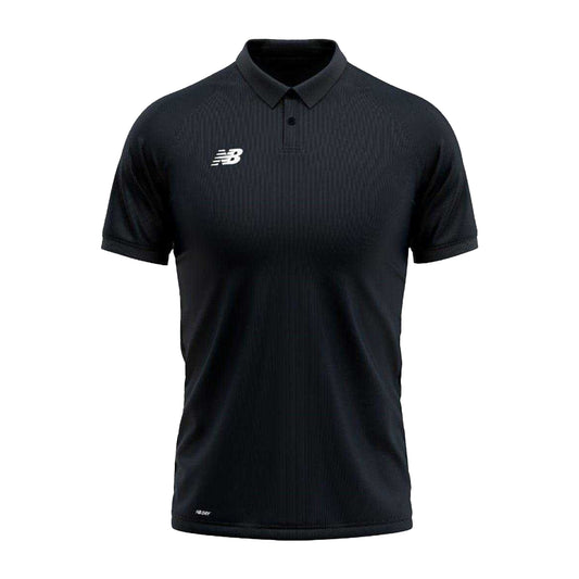Black - Front - New Balance Womens-Ladies Regular Casual Polo Shirt