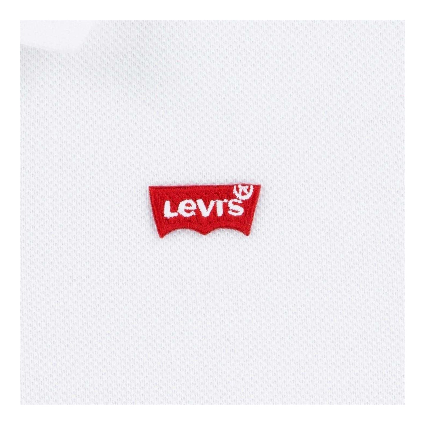 White - Side - Levis Childrens-Kids Regular Short-Sleeved Polo Shirt