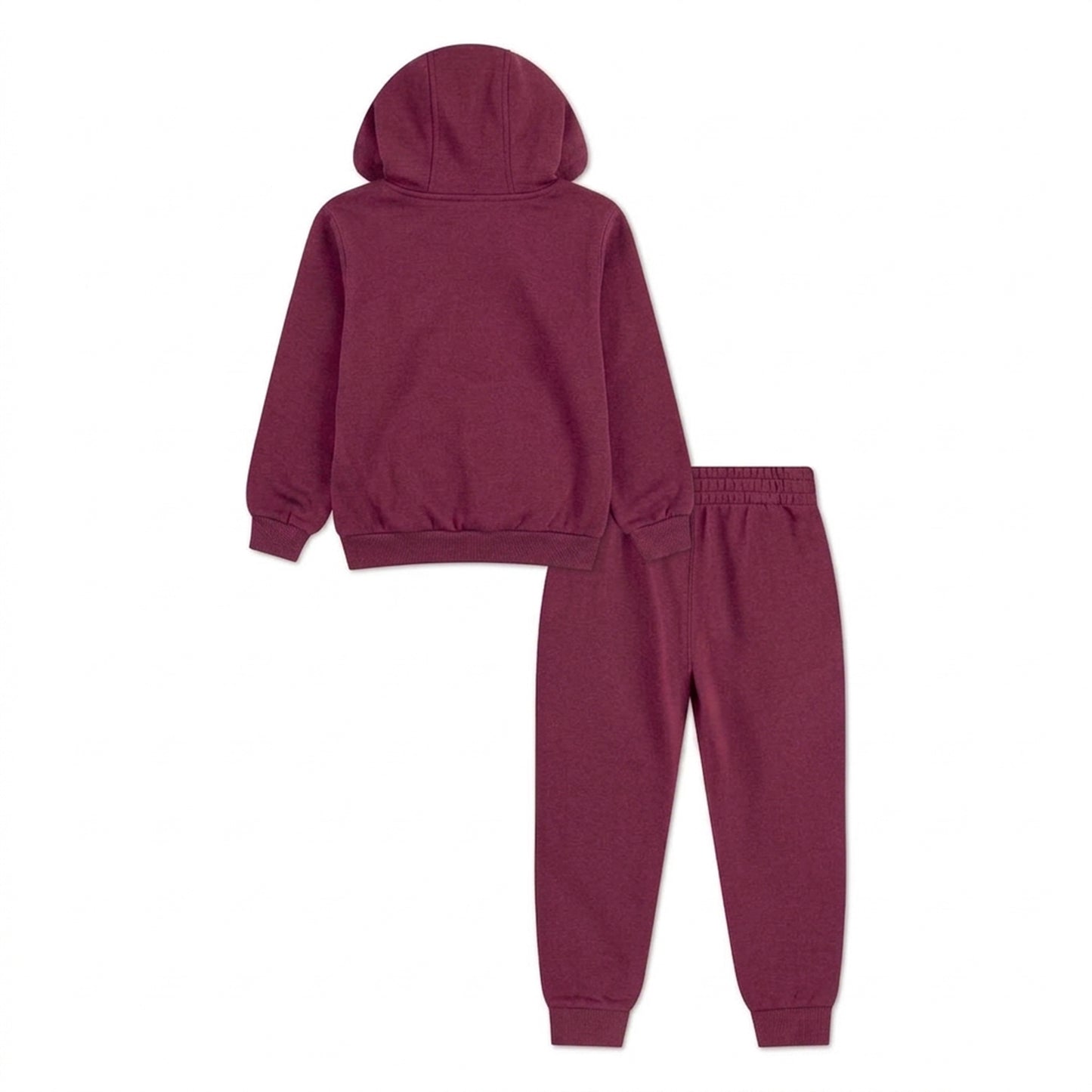 Beet Red - Back - Nike Baby Girls Fleece Tracksuit