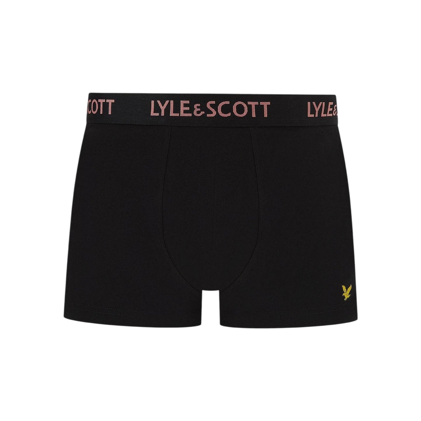 Black - Pack Shot - Lyle & Scott Mens Boxer Shorts (Pack of 5)