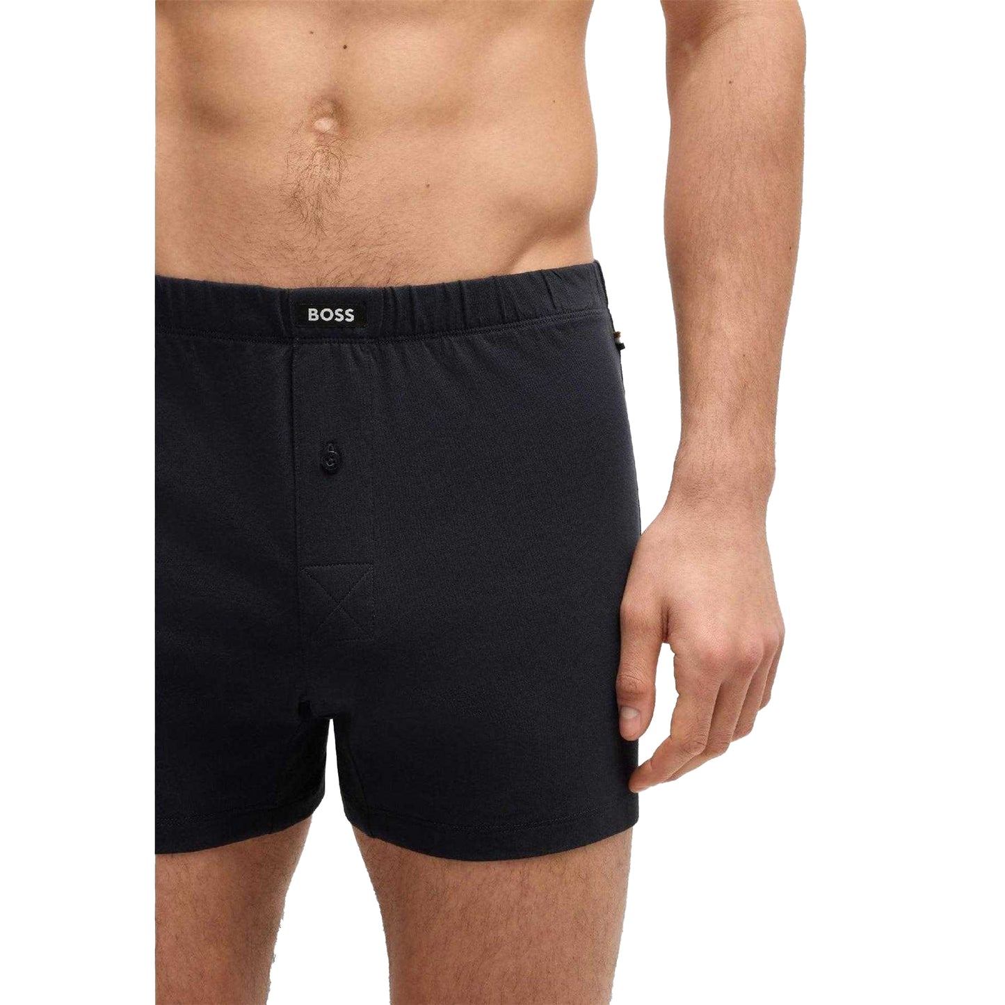 Multicoloured - Side - Boss Mens Boxer Shorts (Pack of 2)