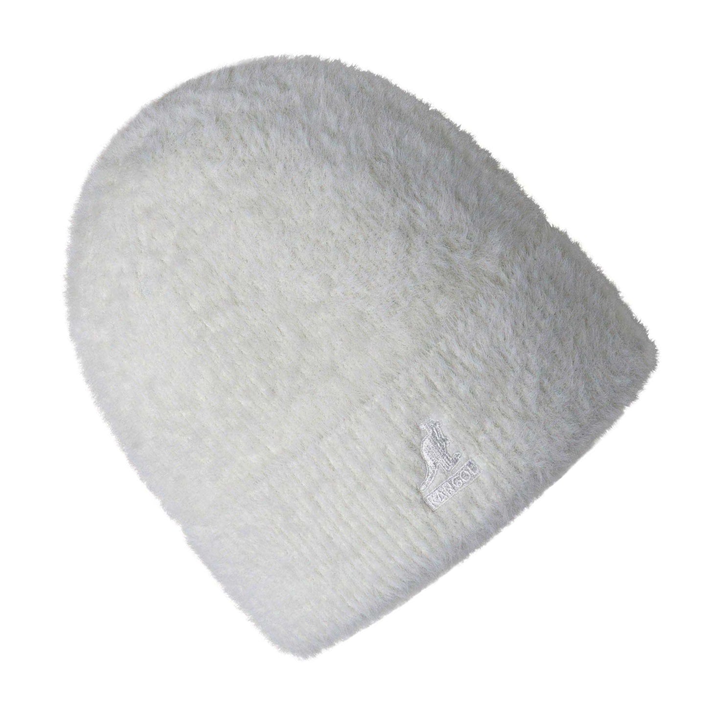 Ivory - Back - Kangol Unisex Adult Embroidered Logo Faux Fur Winter Beanie
