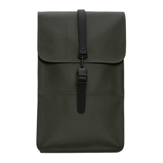 Green - Front - Rains Commuter Backpack