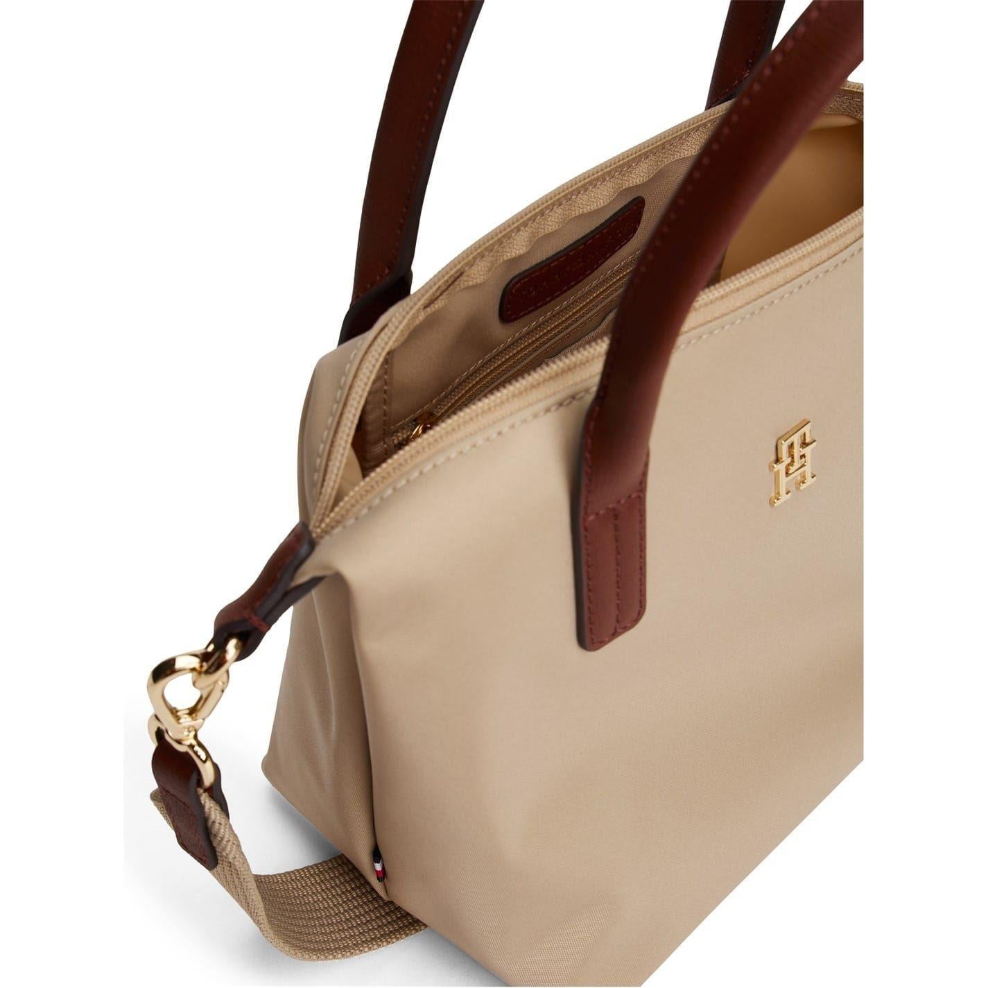 Sandalwood - Side - Tommy Hilfiger Nylon Tote Bag