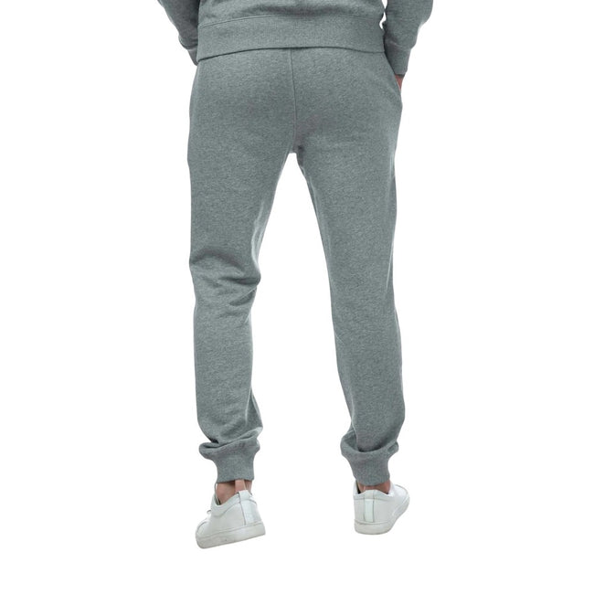 Grey Marl - Back - Napapijri Mens Kasba Logo Jogging Bottoms