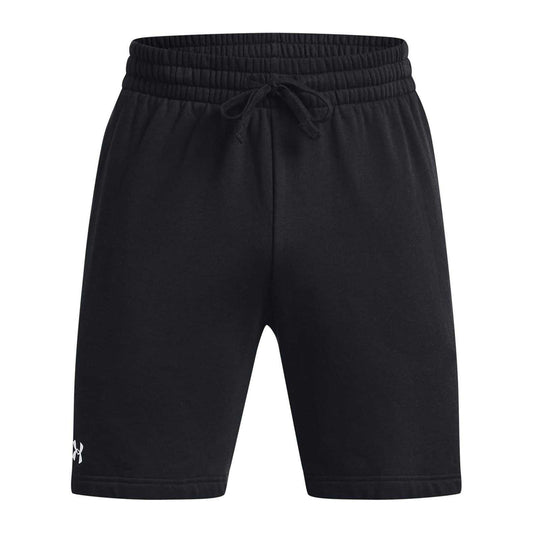Black - Front - Under Armour Mens Rival Cotton Blend Shorts
