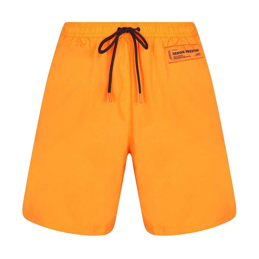 Neon Orange - Front - Heron Preston Mens Swim Shorts