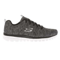 Black-White - Lifestyle - Skechers Womens-Ladies Graceful Twisted Fortune Trainers