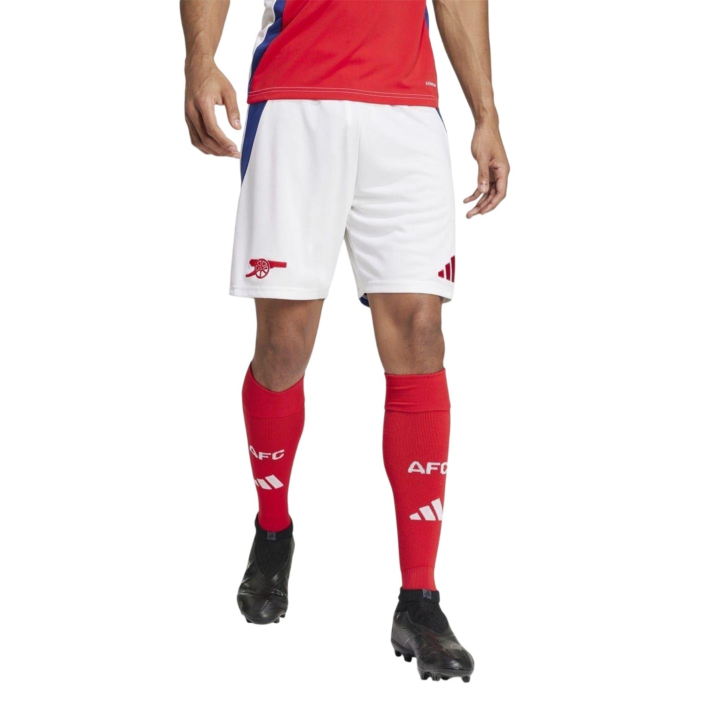White - Side - Adidas Unisex Adult Arsenal FC Football Shorts