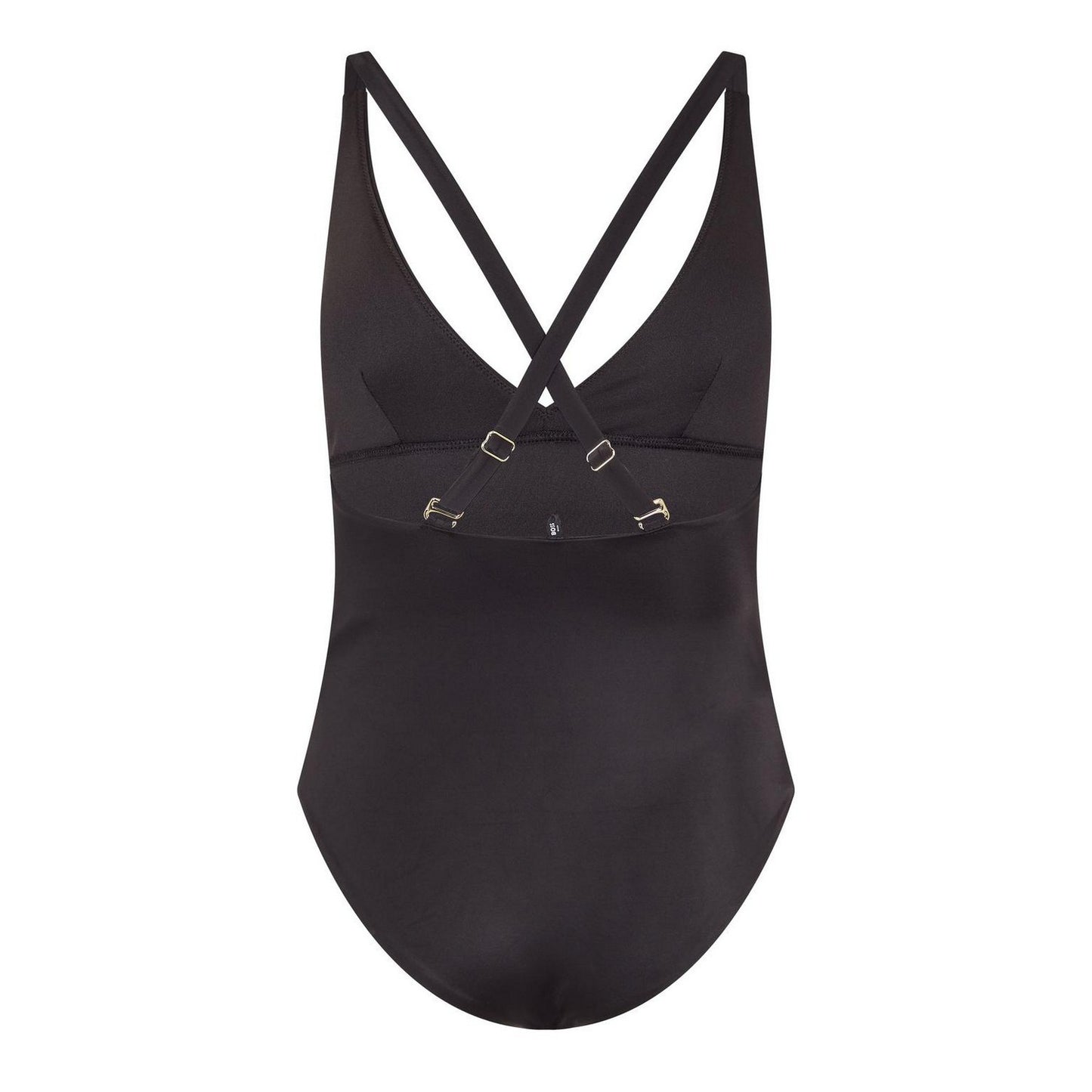 Black - Back - Boss Womens-Ladies Swim Shorts