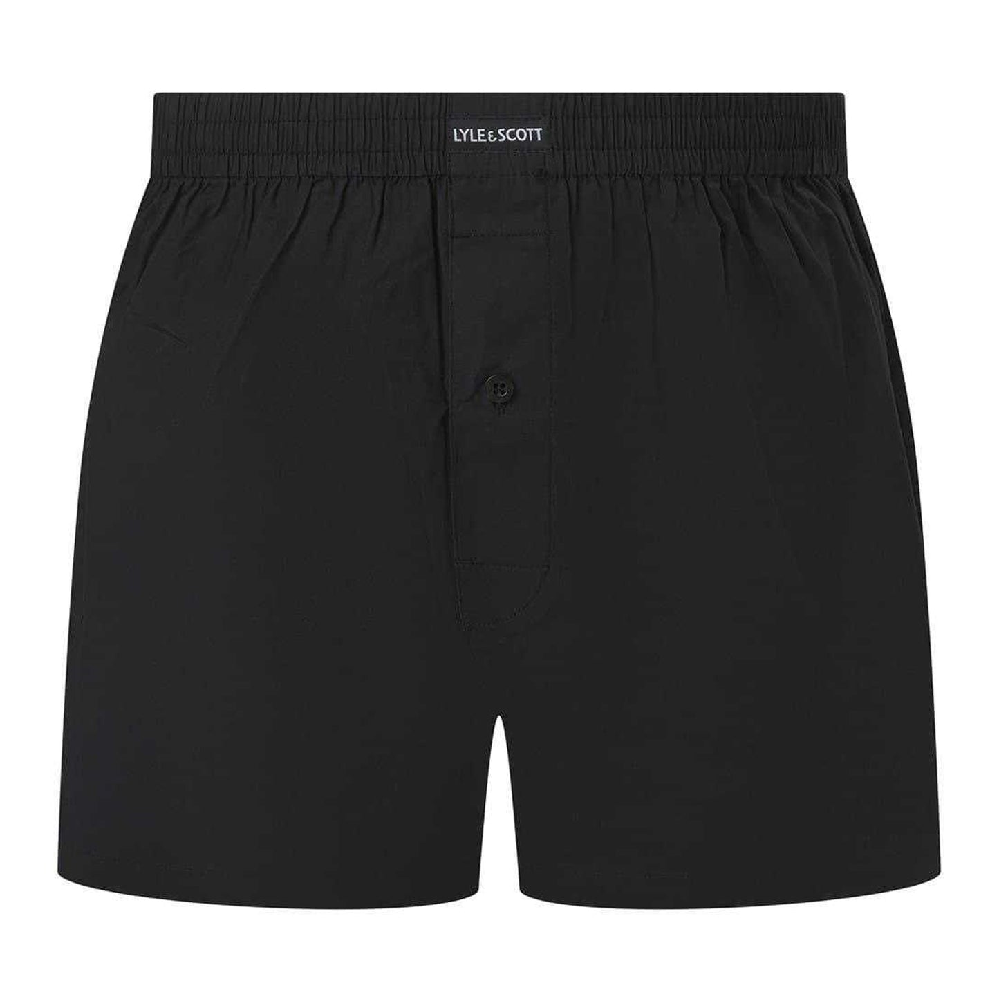 Black Print - Lifestyle - Lyle & Scott Mens Cotton Boxer Shorts (Pack of 3)
