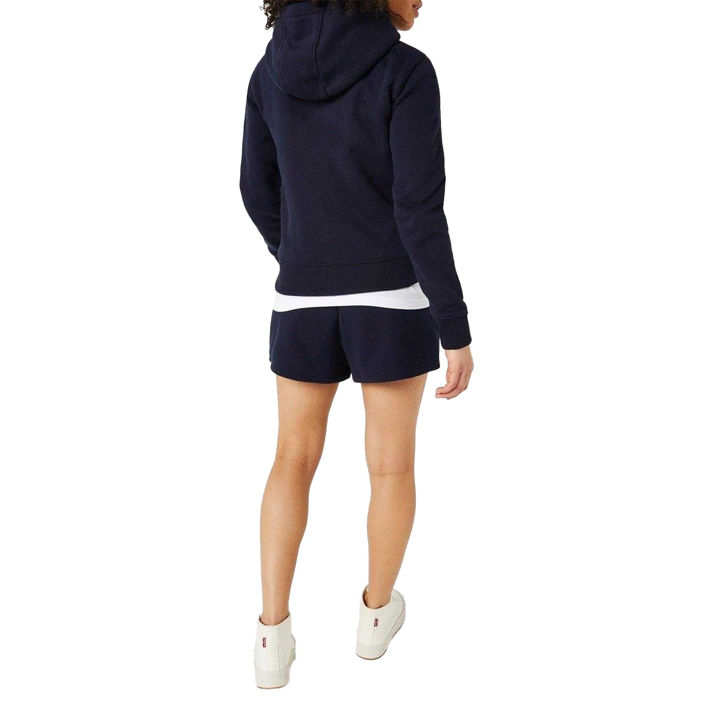 Navy - Pack Shot - SoulCal Womens-Ladies Fleece Relaxed Fit Shorts