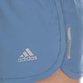 Blue - Side - Adidas Womens-Ladies Running Shorts