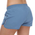 Blue - Back - Adidas Womens-Ladies Running Shorts