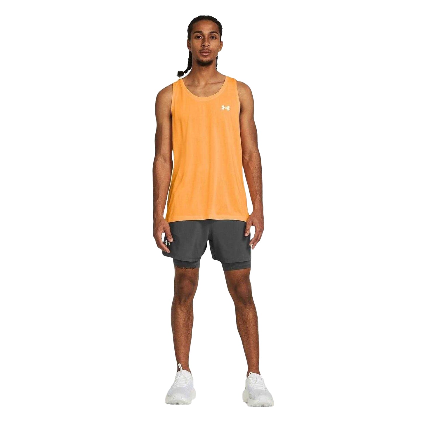 Pitch Grey - Lifestyle - Under Armour Mens Launch Running Shorts