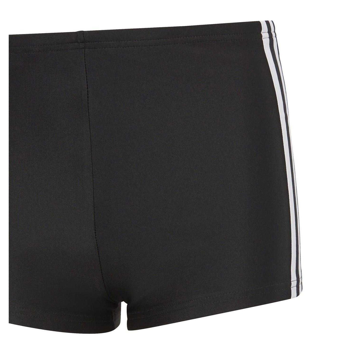 Black-White - Lifestyle - Adidas Childrens-Kids Classic 3 Stripes Regular Swim Shorts