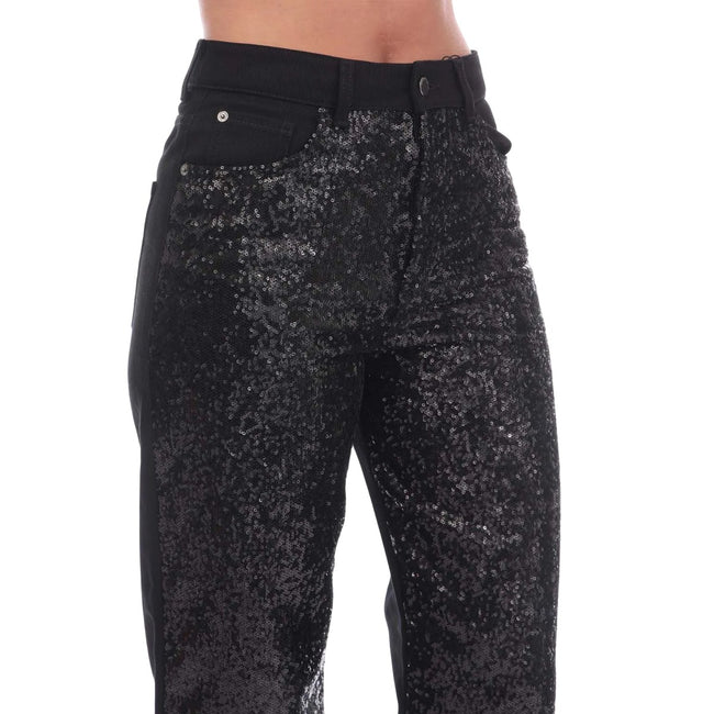 Black - Pack Shot - Emporio Armani Womens-Ladies J31 Regular Jeans