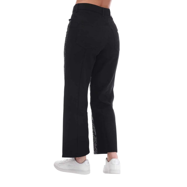 Black - Back - Emporio Armani Womens-Ladies J31 Regular Jeans