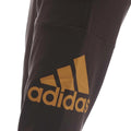 Charcoal - Side - Adidas Unisex Adult Essentials Logo Tracksuit Bottoms