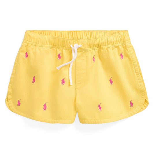 Signal Yellow - Front - Ralph Lauren Childrens-Kids Polo Shorts