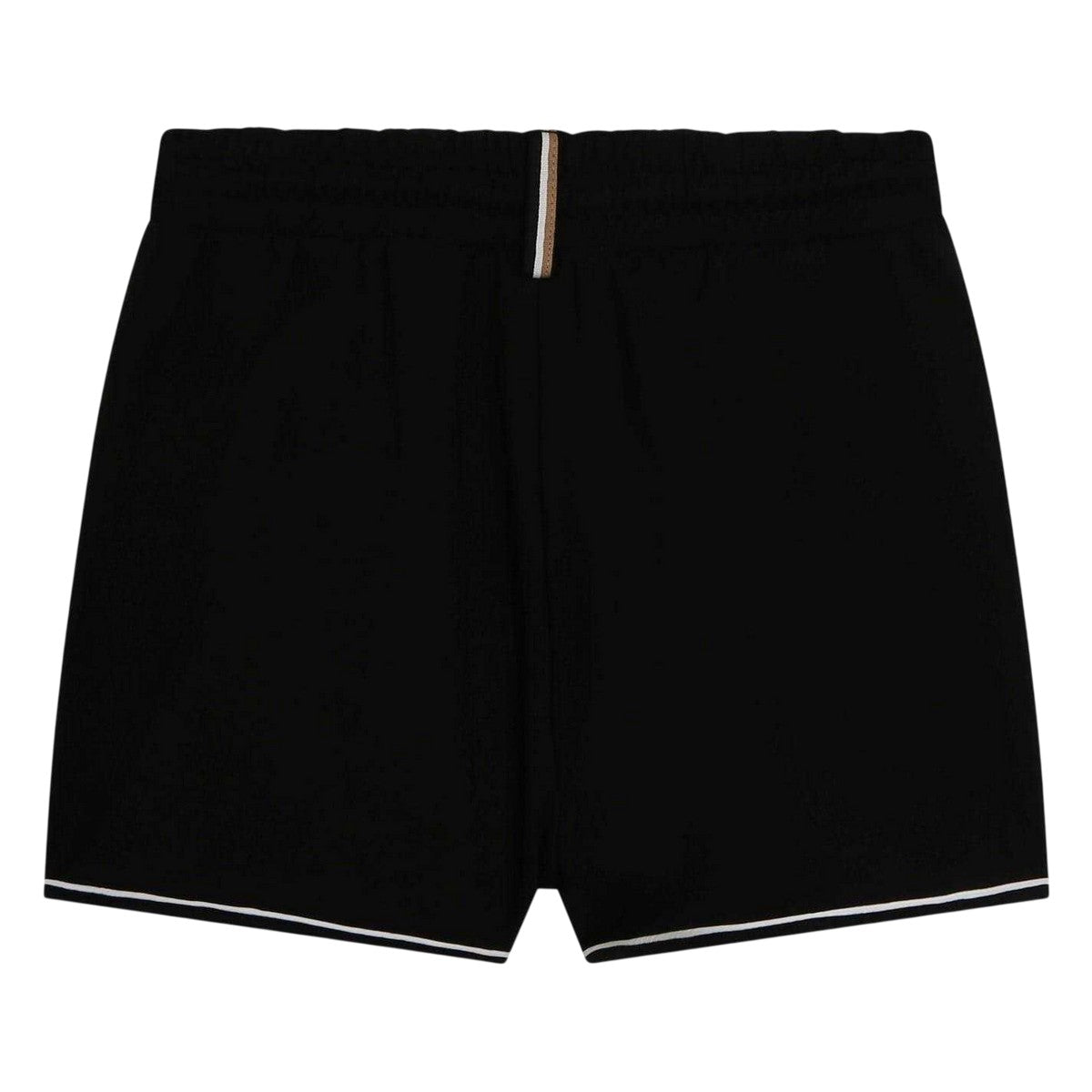 Black - Back - Boss Childrens-Kids Logo Sweat Shorts