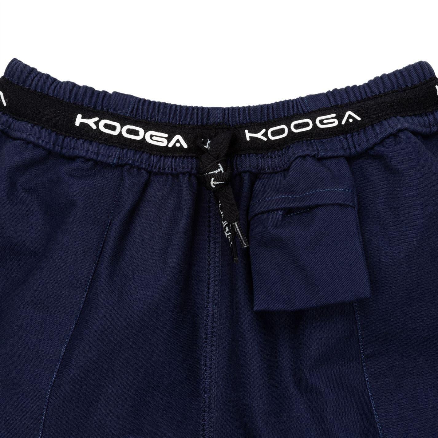 Navy - Pack Shot - KooGa Childrens-Kids Cotton Rugby Shorts