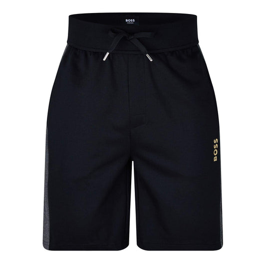 Black - Front - Boss Mens Sweat Shorts
