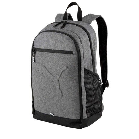 Grey Heather - Front - Puma Buzz School Backpack