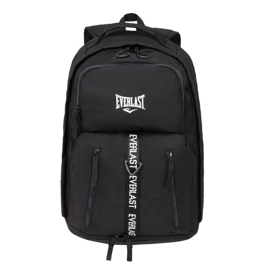 Black - Front - Everlast Polyester Backpack